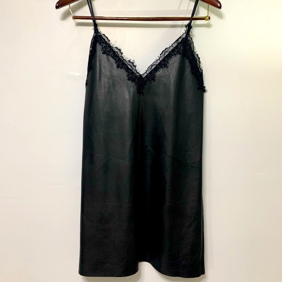 chinese dress ladies Gianni Versace V Neck Leather Dress